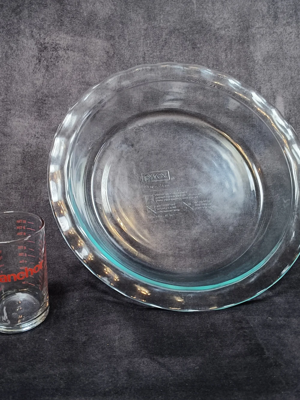 Brides Starter Kit Pyrex Deep Dish Pie Plate-And A Handy Liquid Measure